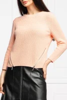 pulover serliny | regular fit HUGO 	barva breskve	