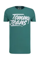 t-shirt essential | regular fit Tommy Jeans 	zelena	