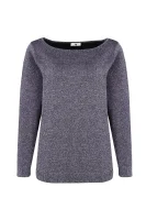 pulover | regular fit Twinset U&B 	grafitna barva	