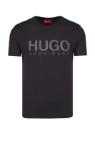 t-shirt dolive-u2 | regular fit HUGO 	črna	