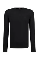 wełniany pulover | regular fit Tommy Tailored 	črna	