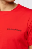 Majica MONOGRAM | Regular Fit CALVIN KLEIN JEANS 	rdeča	