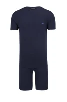 pižama | regular fit Emporio Armani 	temno modra	