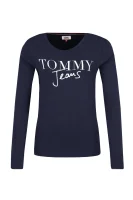 jopice tjw script logo | regular fit Tommy Jeans 	temno modra	