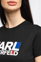majica bauhaus | regular fit Karl Lagerfeld 	črna	