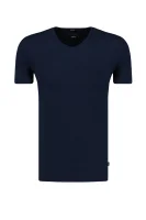 t-shirt tilson 50 | regular fit | mercerised BOSS BLACK 	temno modra	