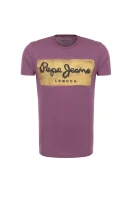 t-shirt charing | slim fit Pepe Jeans London 	vijolična	