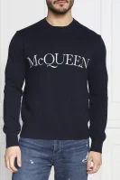 Pulover | Regular Fit Alexander McQueen 	temno modra	