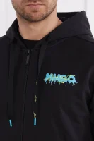 Bluza Logo Jacket Hood | Classic fit Hugo Bodywear 	črna	