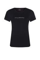 majica | slim fit Emporio Armani 	črna	