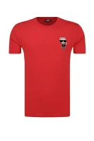 t-shirt | slim fit Karl Lagerfeld 	rdeča	