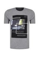 t-shirt | slim fit Armani Exchange 	siva	