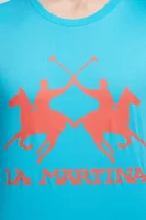 Majica | Regular Fit La Martina 	svetlo modra barva	