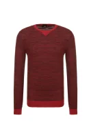 pulover pintor | slim fit BOSS BLACK 	rdeča	