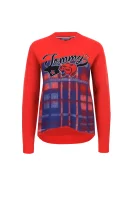 pulover alkeza heritage Tommy Hilfiger 	rdeča	