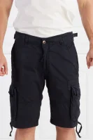 Kratke hlače | Regular Fit Aeronautica Militare 	črna	