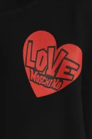 Obleka Love Moschino 	črna	