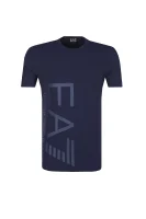 t-shirt | slim fit EA7 	modra	