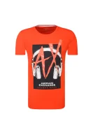 t-shirt | slim fit Armani Exchange 	oranžna	