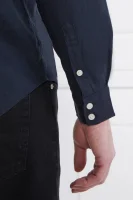 Lanena srajca | Regular Fit Guess Underwear 	temno modra	