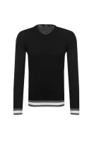 pulover navello BOSS BLACK 	črna	