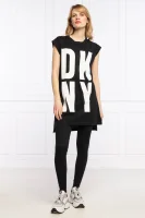 Majica | Relaxed fit DKNY 	črna	