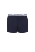 kratke hlače od piżamy | regular fit Emporio Armani 	temno modra	