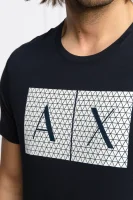 majica | slim fit Armani Exchange 	temno modra	