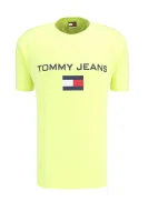 t-shirt 90s logo | regular fit Tommy Jeans 	rumena	