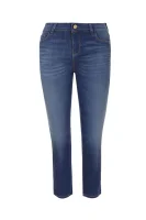 kavbojke j03 | cropped fit Armani Jeans 	modra	