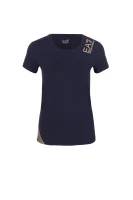 t-shirt EA7 	temno modra	