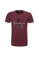 t-shirt mid CALVIN KLEIN JEANS 	bordo	