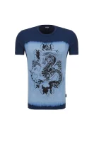 t-shirt Just Cavalli 	temno modra	