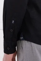 Lanena srajca Hanson | Regular Fit Joop! Jeans 	črna	