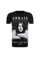 t-shirt scuba/r cobain | regular fit Gas 	črna	