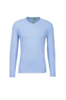 pulover c-carlton_02 BOSS GREEN 	svetlo modra barva	