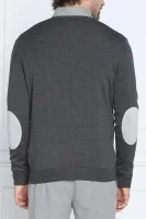 volneni pulover | slim fit Stenströms 	siva	