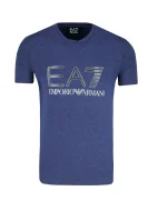 t-shirt | slim fit EA7 	temno modra	