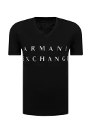 t-shirt | slim fit Armani Exchange 	črna	