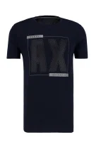 t-shirt slim fit Armani Exchange 	temno modra	