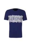 t-shirt Z Zegna 	temno modra	