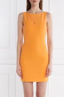 Obleka Patrizia Pepe 	oranžna	