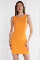 Obleka Patrizia Pepe 	oranžna	