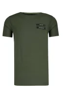 t-shirt | slim fit Armani Exchange 	kaki barva	
