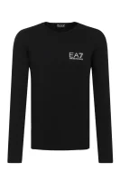Longsleeve | Regular Fit EA7 	črna	