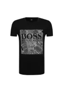 t-shirt tarit 1 BOSS ORANGE 	črna	