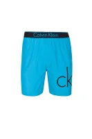 kratke hlače kąpielowe neon Calvin Klein Swimwear 	svetlo modra barva	