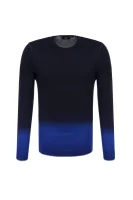 wełniany pulover nolino BOSS BLACK 	temno modra	