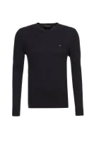 pulover plaited ctn silk Tommy Hilfiger 	črna	