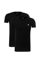 t-shirt 2-pack | slim fit Guess 	črna	